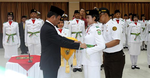 Suasana Haru Warnai Pengukuhan Paskibra